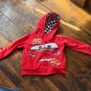 Disney Cars Red Hoodie with Character Design